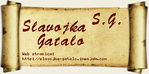 Slavojka Gatalo vizit kartica